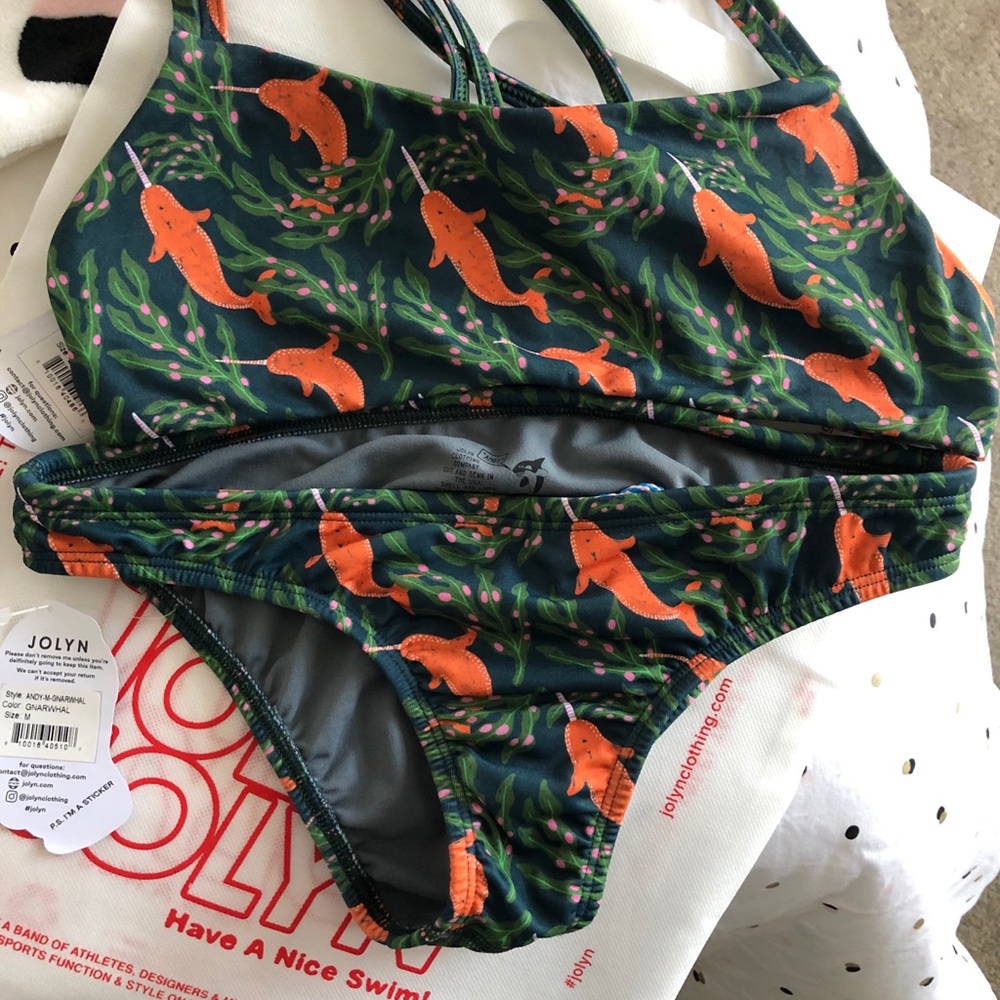 Brand new bikini top only without tags jolyn bikini